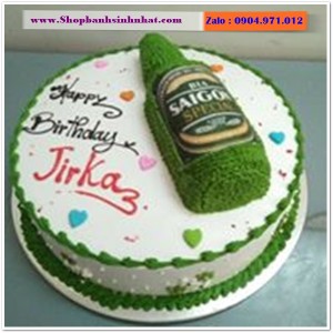 Bánh Sinh Nhật Hình Lon Bia Chai Rượu - LK42